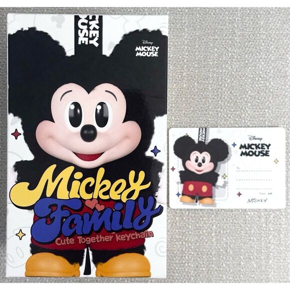 POP MART Mickey Family Cute Together MICKEY Keychain Series Figures Single Box - Picture 3 of 10